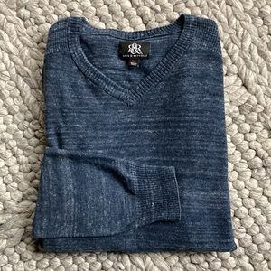 Rock and Republic blue cotton sweater